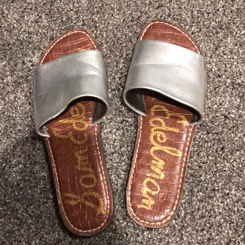 Slide on sandals